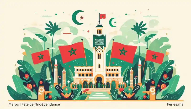 Que se passe-t-il le jour de l'indépendance du Maroc ?