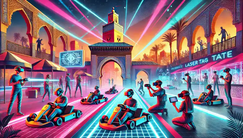 Jeux modernes à Marrakech: Fun garanti pour touristes et équipes